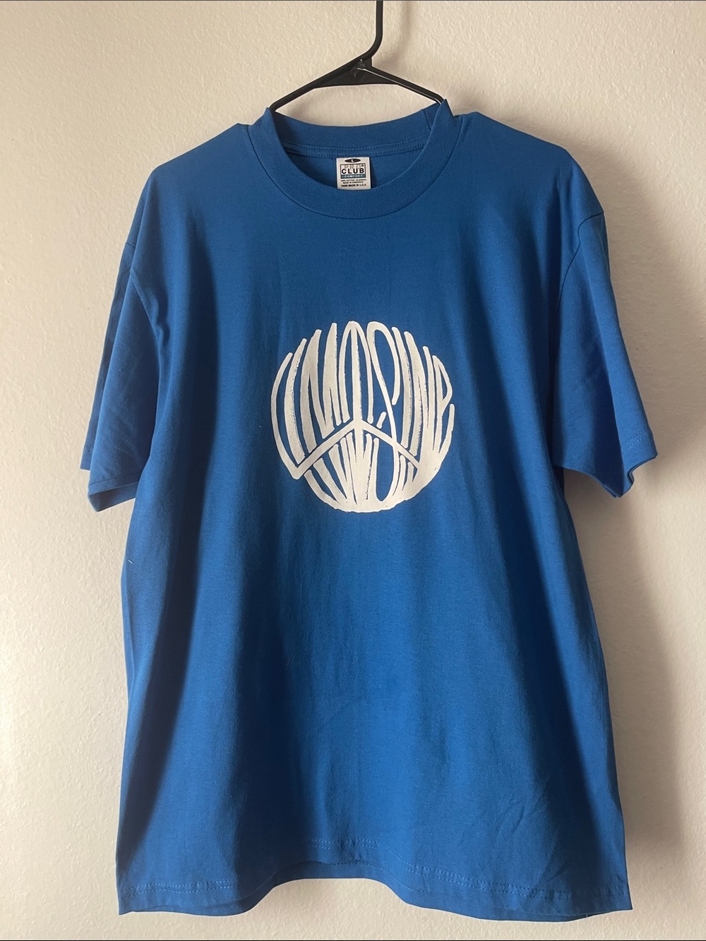 Pro Club Men's Blue Graphic Short Sleeve Tee